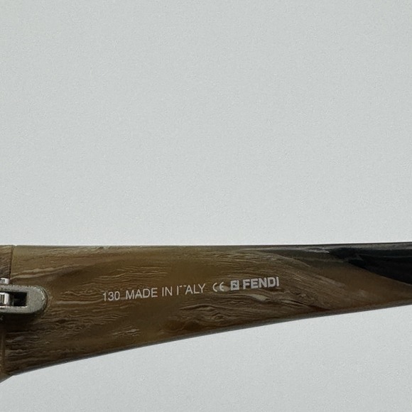 Fendi FS 320 Sunglasses Frames ONLY Black Tortoise 55-13 018 Italy READ - Picture 3 of 6